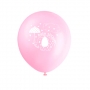 Juego de 8 Globos Elefante Rosa