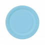Juego de 8 Platos Azul Claro 17 cm