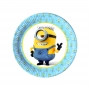 Juego de 8 Platos Minions Modelo B 19cm