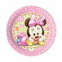 Juego de 8 Platos Minnie Bebé 19 cm