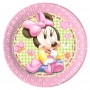 Juego de 8 Platos Minnie Bebé 22 cm