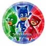 Juego de 8 Platos Pj Masks 23 cm