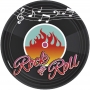 Juego de 8 platos Rock and Roll 18 cm