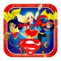 Juego de 8 Platos Super Hero Girl 22cm