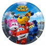 Juego de 8 Platos Super Wings 19 cm