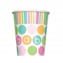 Juego de 8 Vasos Baby Colores Pastel