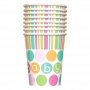 Juego de 8 Vasos Baby Colores Pastel