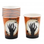 Juego de 8 vasos cementerio Halloween