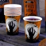 Juego de 8 vasos cementerio Halloween