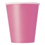 Juego de 8 Vasos Fucsias