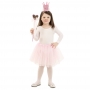 Kit Princesa Rosa Infantil 3 pcs