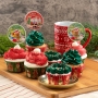 Kit para cupcakes copos de nieve