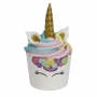 Kit para Cupcakes Unicornio 6 ud