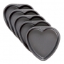 Set de 5 moldes para layer cakes en forma de Corazón
