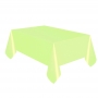 Mantel de Plástico Verde Pastel
