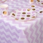 Mantel Lila Chevron Pattern Works