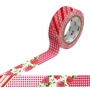 Masking Tape 1P Flower Red R