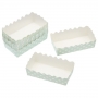 Set de 12 Mini Moldes Rectangulares Green Polka Dot