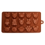 Molde para chocolate animales del bosque