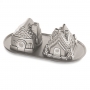 Molde Nordic Ware Gingerbread House Duet