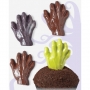 Molde para chocolate mano zombie