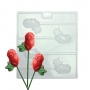 Molde para chocolate rosas de PME