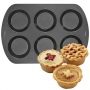 Molde para mini tartas 6 cavidades