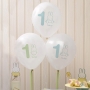 Pack 8 globos 1 año Baby Miffy