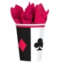 Pack 8 vasos Poker 266ml