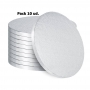 Cake Drum Redondo Plata 25 cm x 1,2 cm - 10 ud