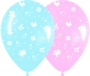 Pack de 10 globos colores pastel Bebé