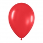 Pack de 100 globos color Rojo Mate 12cm