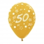 Pack de 12 Globos 50 aniversario