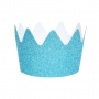 Pack de 8 Coronas de Purpurina Azules