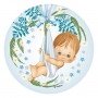 Papel de azúcar Bautizo Niño 21cm