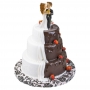 Figura para tarta pareja de boda beso16 cm