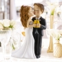 Figura para tarta pareja de boda beso16 cm