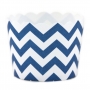 Party Candy cups azul chevron (24 uds)