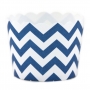 Party Candy cups azul chevron (24 uds)