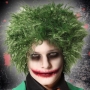 Peluca Payaso Loco Verde Infantil