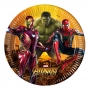 Juego de 8 Platos Vengadores Infinity War 23 cm