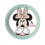 Juego de 8 Platos Minnie Mouse Tropical 19 cm