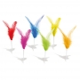 Plumas de Colores Surtidas 10 ud