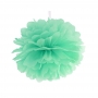 Pompon de Papel Color Menta 25 cm