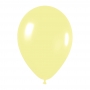 Pack de 12 Globos Amarillo Pastel 30 cm