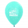 Pack de 10 globos de bautizo azules