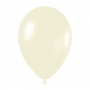 Pack de 10 globos marfil satinado