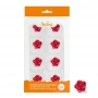 Rosas Rojas de Azúcar 8 ud