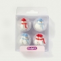 Set 12 decoraciones Hombre de Nieves