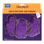 Set de cortador de galletas con texturizadores Halloween
